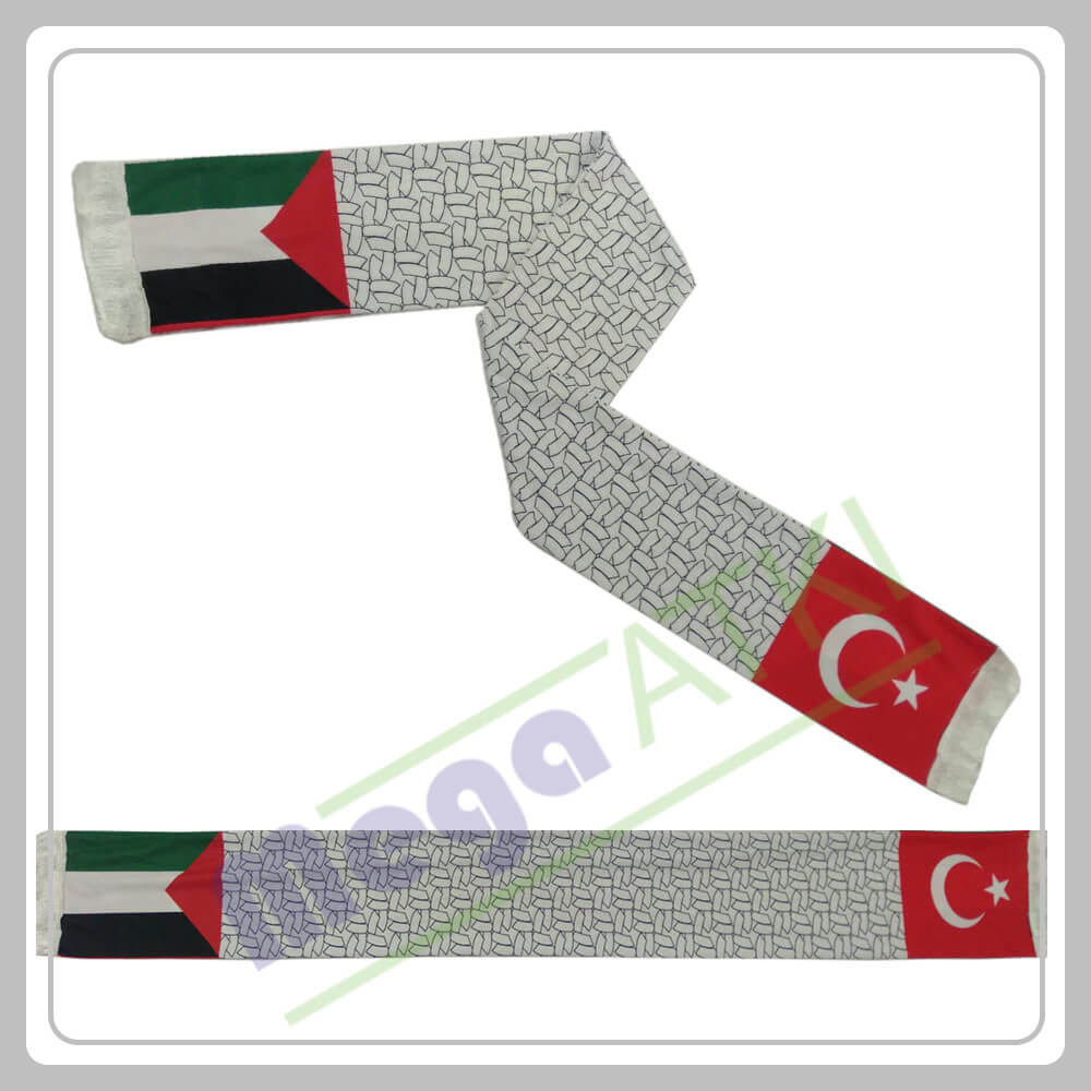 Filistin Çift Taraflı Saten Atkı