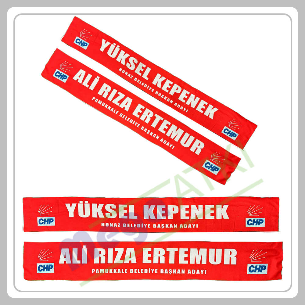 Kişiye Özel CHP Parti Seçim Atkısı