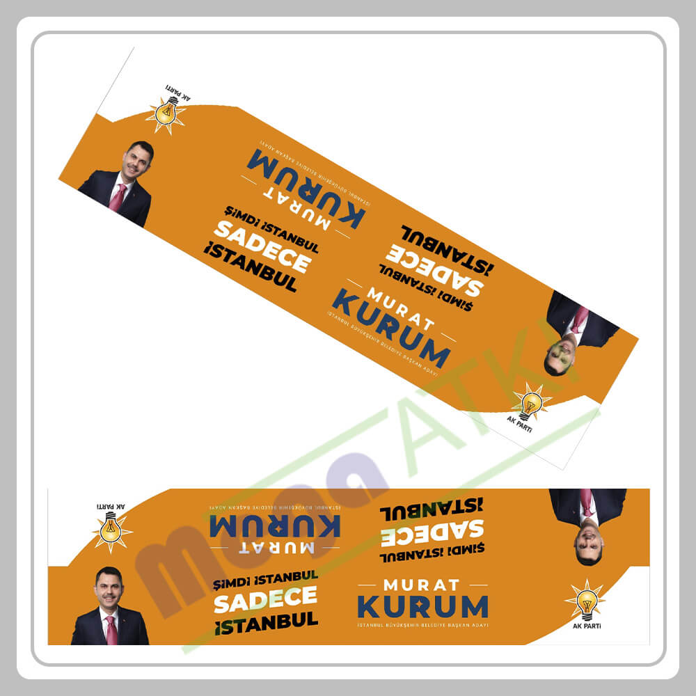 Murat Kurum AK Parti İstanbul Seçim Atkısı - 2