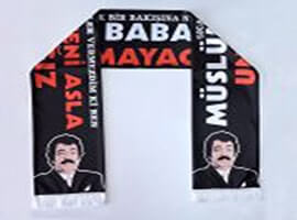 Özel Tasarım Yazlık Saten Atkı
